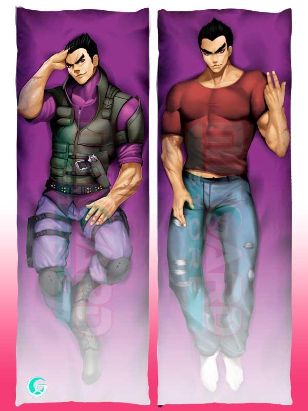 Kazuya Mishima Body pillow case TEKKEN Mitgard-Knight